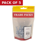 Cup Square Carriage Bolts & Nuts - Zinc Plated - M6 x 75mm - (25 PK) - Pack of 5