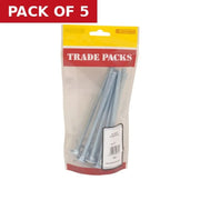 Cup Square Carriage Bolts & Nuts - Zinc Plated - M8 x 150mm - (9 PK) - Pack of 5