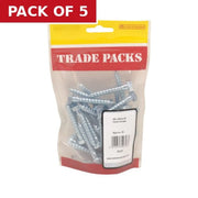 Coach Screws - Zinc Plated - M8 x 50mm - (35 PK) - Pack of 5
