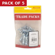 Blind Screw Anchors - Zinc Plated - M5 x 45mm - (18 PK) - Pack of 5