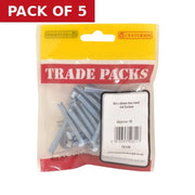 Hex Head Set Screws - Zinc Plated - M6 x 40mm - (18 PK) - Pack of 5