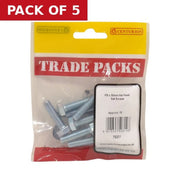 Hex Head Set Screws - Zinc Plated - M8 x 30mm - (10 PK) - Pack of 5