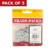 Flat Washers - Zinc Plated - M6 - (200 PK) - Pack of 5