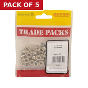 Screw Cup Washers - Nickel Plated - No 6 - (100 PK) - Pack of 5