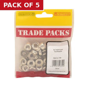 Screw Cup Washers - Nickel Plated - No 10 - (100 PK) - Pack of 5