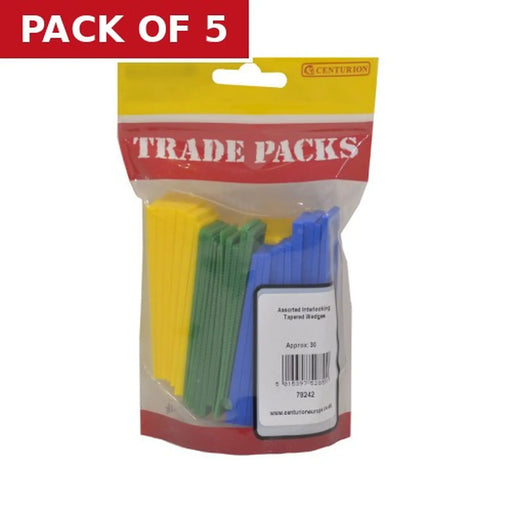 Interlocking Tapered Wedges - Assorted - (22 PK) - Pack of 5