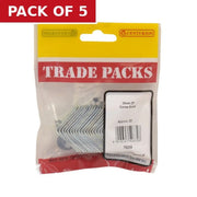 Corner Brace - Zinc Plated - 25mm - (20 PK) - Pack of 5