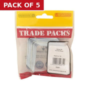 Corner Brace - Zinc Plated - 50mm - (10 PK) - Pack of 5