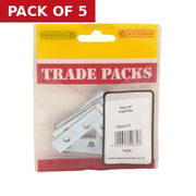 Angle Plate - Zinc Plated - 50mm - (6 PK) - Pack of 5