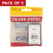 Angle Plate - Zinc Plated - 75mm - (6 PK) - Pack of 5