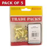 Single Picture Hooks - No 2 - Brass - Pack of 25