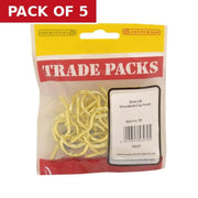 Shouldered Cup Hooks - Brass - 32mm - (30 PK) - Pack of 5