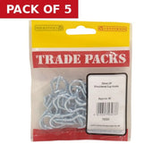 Shouldered Cup Hooks - Zinc Plated - 25mm - (40 PK) - Pack of 5