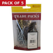 Wallplugs & Screws - Brown - (30PK) - Pack of 5