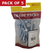 Coach Screws - M10 x 80mm - Zinc Plated - Pack of 15