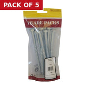 Coach Screws - M10 x 150mm - Zinc Plated - Pack of 8