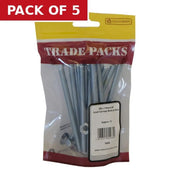 Cup Square Carriage Bolts & Nuts - Zinc Plated - M8 x 110mm - Pack of 10