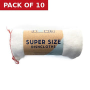 Dishcloths - Supersize - 15" x 13" (4 PK) - Pack of 10