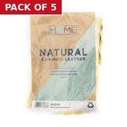 Natural Chamois Leather - 1 sq ft - Pack of 5