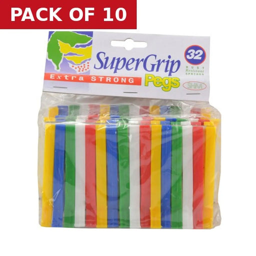 Pegs - Plastic (32 PK) - Pack of 10