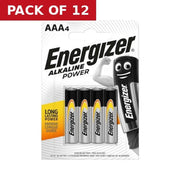 S8993 AAA Power Alkaline Batteries, 4 Pack - Pack of 12
