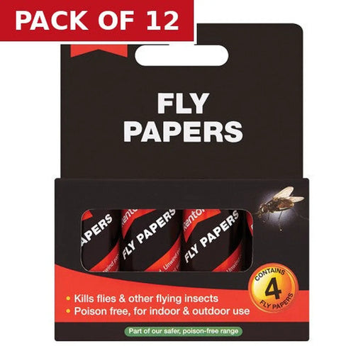 Rentokil - FF40 Flypapers - Pack of 4