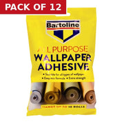 Bartoline All Purpose Wallpaper Adhesive, Large (10 Rolls) - Pack of 12