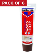 Bartoline Flexible Ready Mixed Wood Filler, Brown (330g) - Pack of 6