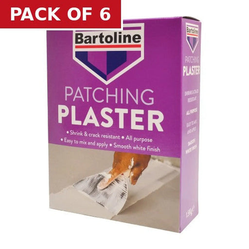 Bartoline Patching Plaster, 1.5kg - Pack of 6