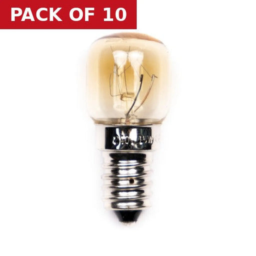 Eveready 15 Watt SES Oven Lamp Bulb - Pack of 10