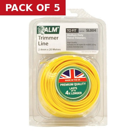 Trimmer Line, 2.4mm x 20m (SL004) - Pack of 5
