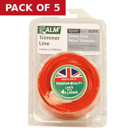 Trimmer Line, 3mm x 15m (SL0018) - Pack of 5