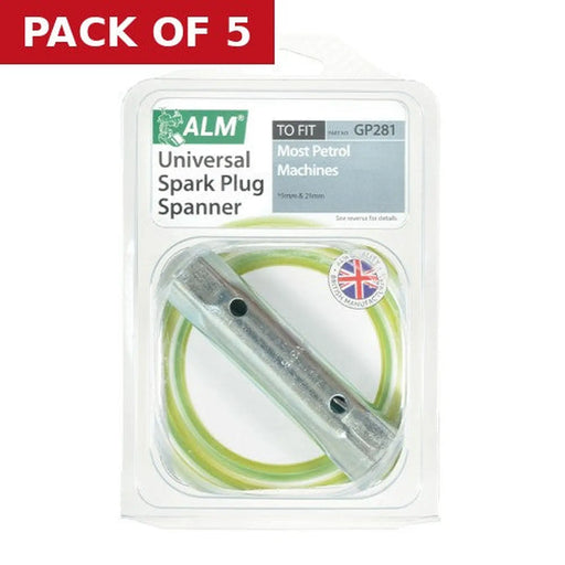Universal Plug Spanner - Pack of 5