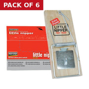 Pest-Stop Little Nipper Wooden Rat Trap - Pack of 6