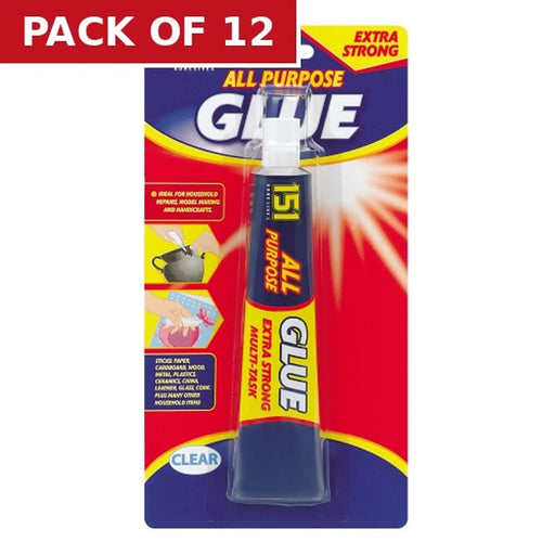 All Purpose Clear Glue, 30g - Pack of 12