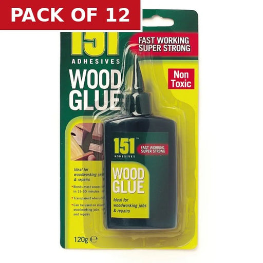 Wood Glue, 120g - Pack of 12