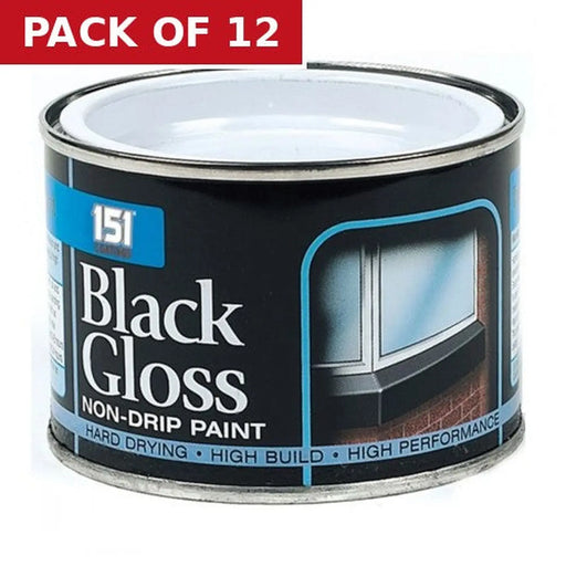 151 Paint, Black Gloss (180ml) - Pack of 12