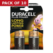 Duracell C Batteries, 2 Pack - Pack of 10