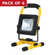 10w LED Rechargeable Worklight - Pack of 6
