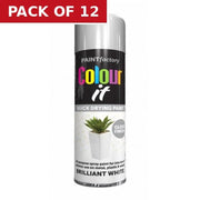 Paint Factory Colour It Gloss Paint, White (400ml) - Pack of 12
