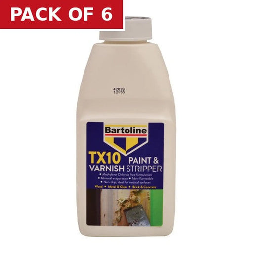 Bartoline Paint & Varnish Stripper, 500ml - Pack of 6