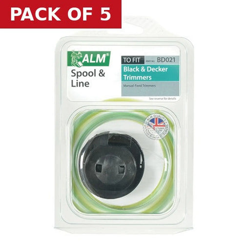 Strimmer Spool & Lines, 1.3mm x 6m, (BD021) - Pack of 5