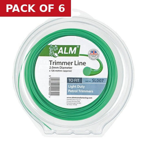 Trimmer Line Trade Pack, 2mm x 122m (SL007) - Pack of 6