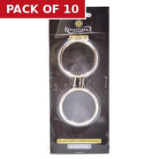 Renaissance Ball Rings Brushed Nickel 8pk 28/25mm - Pack of 10