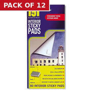 Interior Sticky Pads - Pack of 12