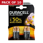 Duracell AAA Batteries, 4 Pack - Pack of 10