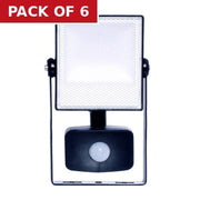 Energizer 30w LED Floodlight with PIR Sensor - Pack of 6