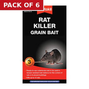 Rentokil - Rat Killer Grain Bait - 3 Sachet - Pack of 6