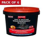 Rentokil - Mouse & Rat Weatherproof Blocks - Pack of 5