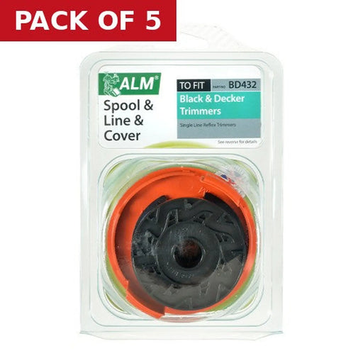 Spool & Line & Spool Cover, 1.5mm x 10m, (BD432) - Pack of 5